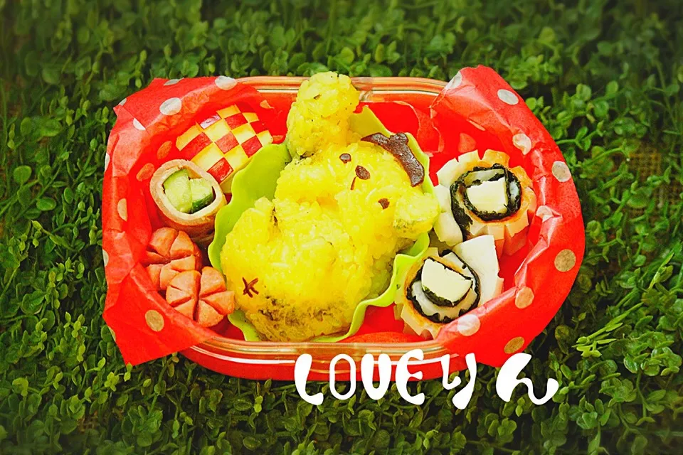 ポムポムプリンちゃんのお弁当|LOVEりんさん