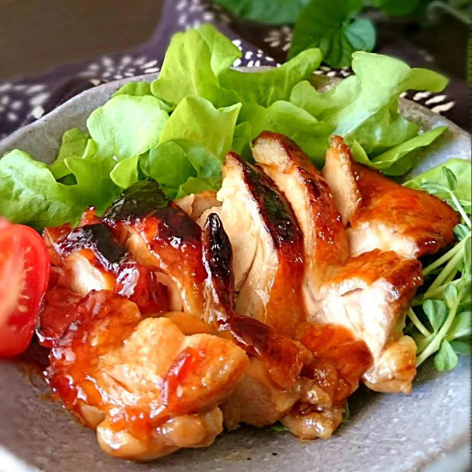 かたつむりさんの 調味料は一つだけの＊超〜簡単鶏の照り焼き＊|うさかめさん