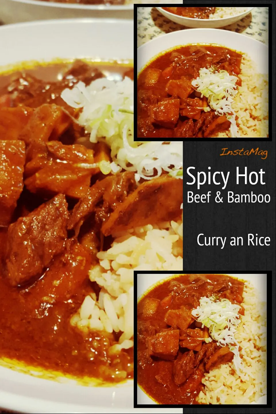 Slow Cooked Beef Steak & Bamboo Spicy Curry with Rice|Emanuel Hayashiさん