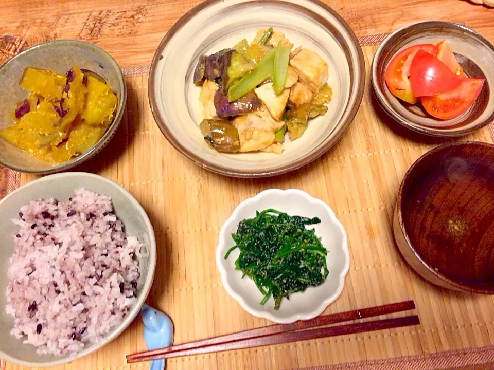 茄子と鶏肉の味噌炒め|acoさん