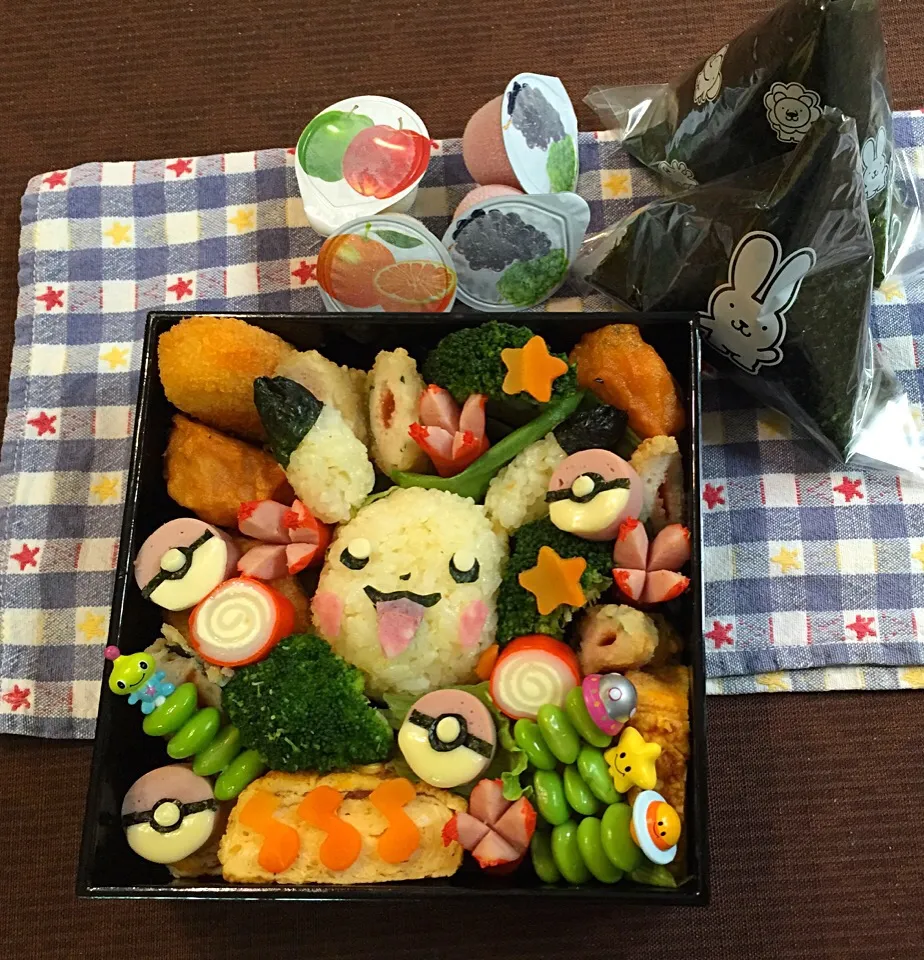 ピカチュウ弁当|とりみゆさん