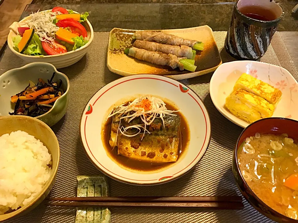 鯖の味噌煮定食|あいさん