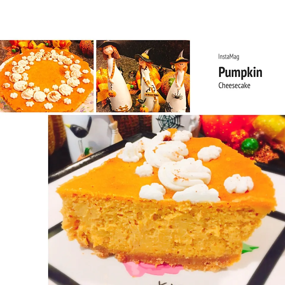 Snapdishの料理写真:🎃✨Pumpkin Cheesecake✨
     パンプキンチーズケーキ|🌸Emery Mさん