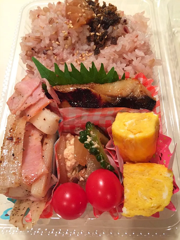 昨日は、撮り忘れた💦
今日の息子君弁当🍱|Satomi Ichikawaさん