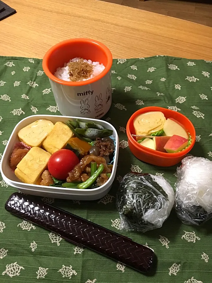 Snapdishの料理写真:朝昼弁当|csigapogiさん