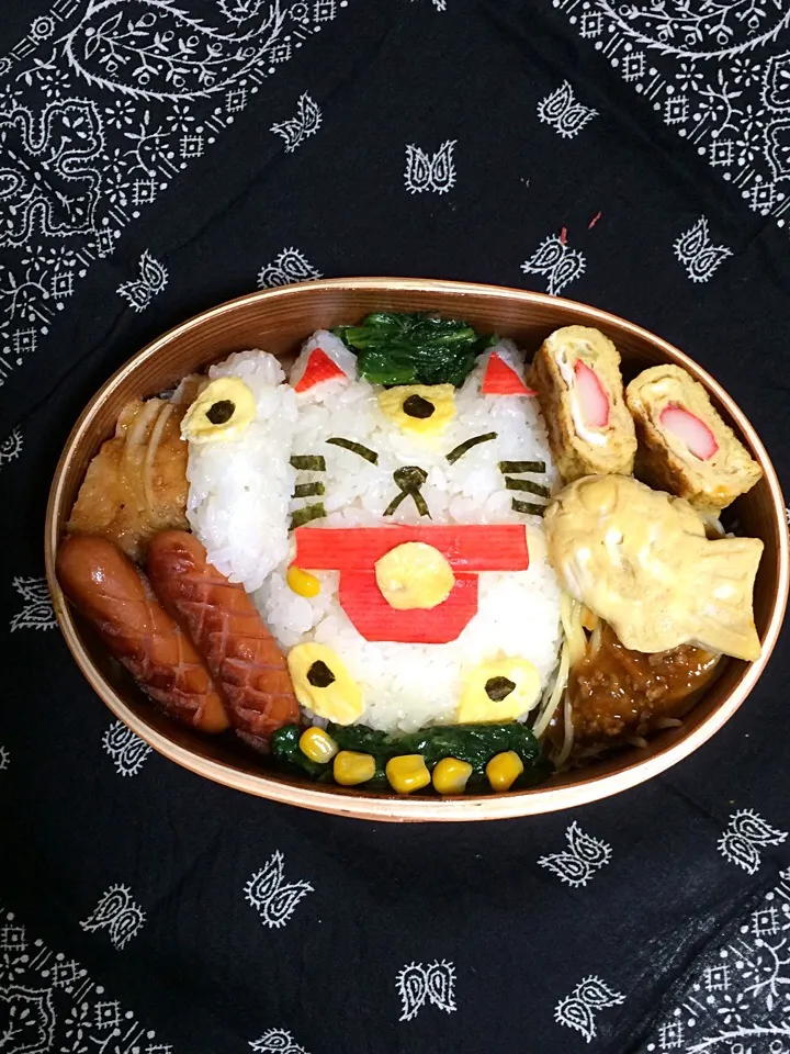 Snapdishの料理写真:商売繁盛 招き猫弁当|にゃおさん