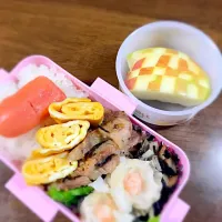 Snapdishの料理写真:高3長女のお弁当🍙|どろんじょさん