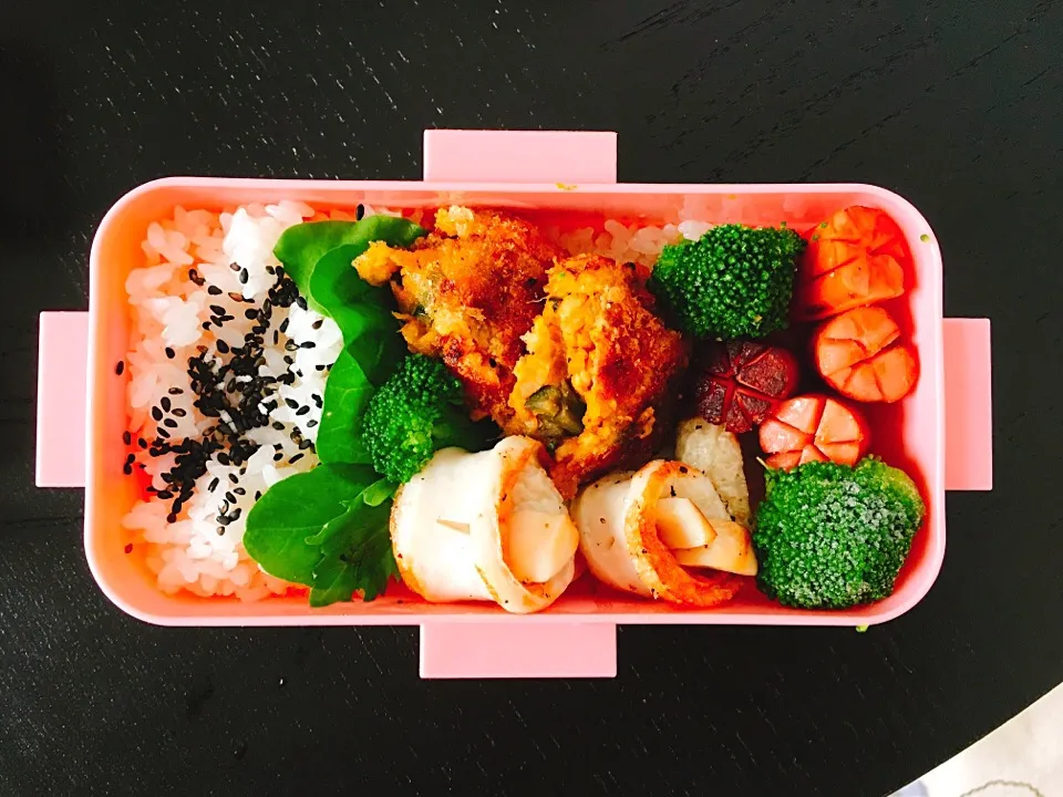 Snapdishの料理写真:本日のお弁当🍱|まゆげさん