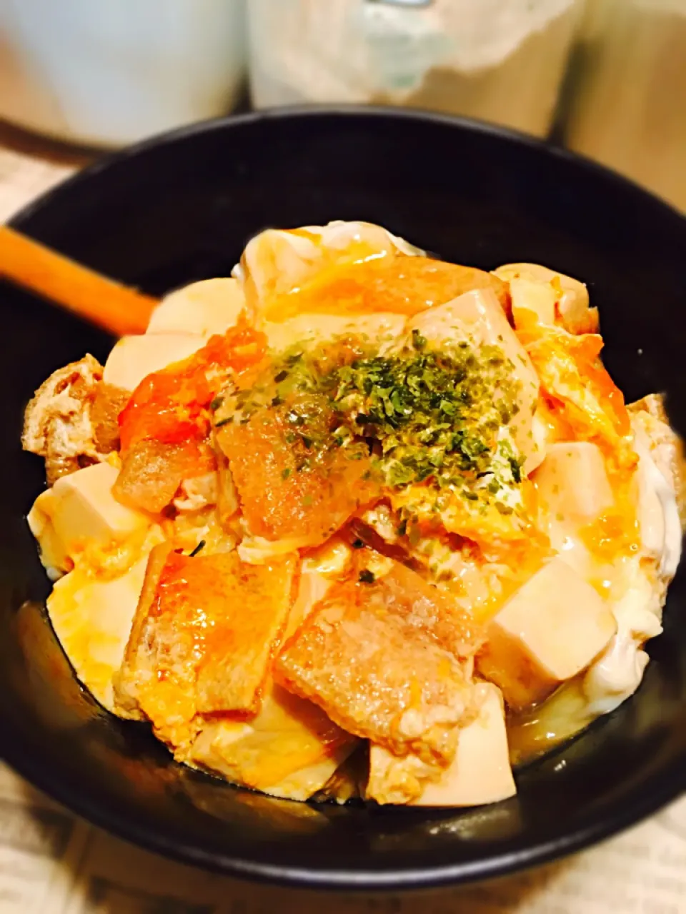 Snapdishの料理写真:♯325 豆腐たまご丼♪|asuu*さん