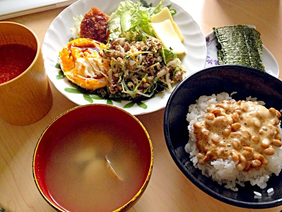 10月25日朝食兼昼食|ばぁさんさん