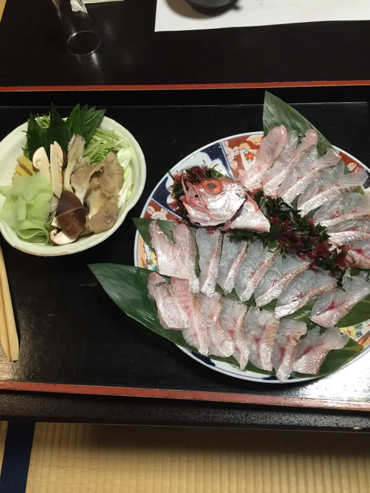 Snapdishの料理写真:のどグロのシャブシャブ♪|まっくんさん