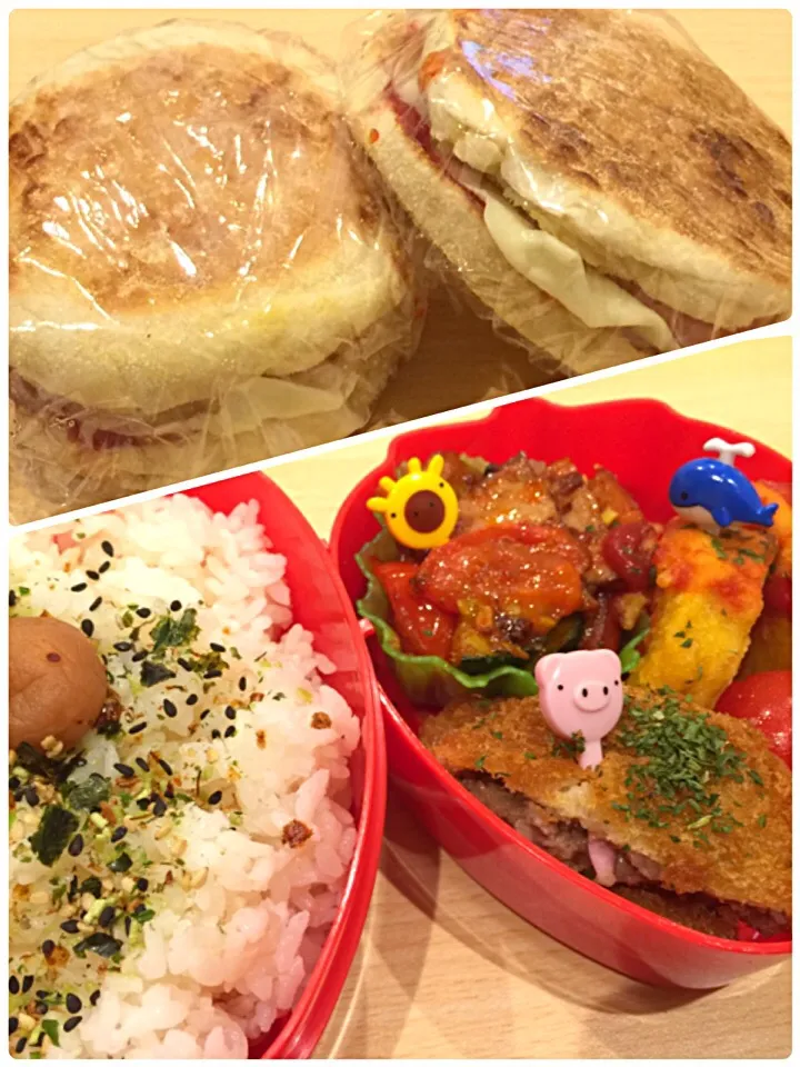 明日のお弁当！大好きなマフイン♡
明日のお昼が楽しみだー！カズキ君疲れてるのに作ってくれてありがと！|カズキ君の料理🍳😋💕たまに私🤓さん