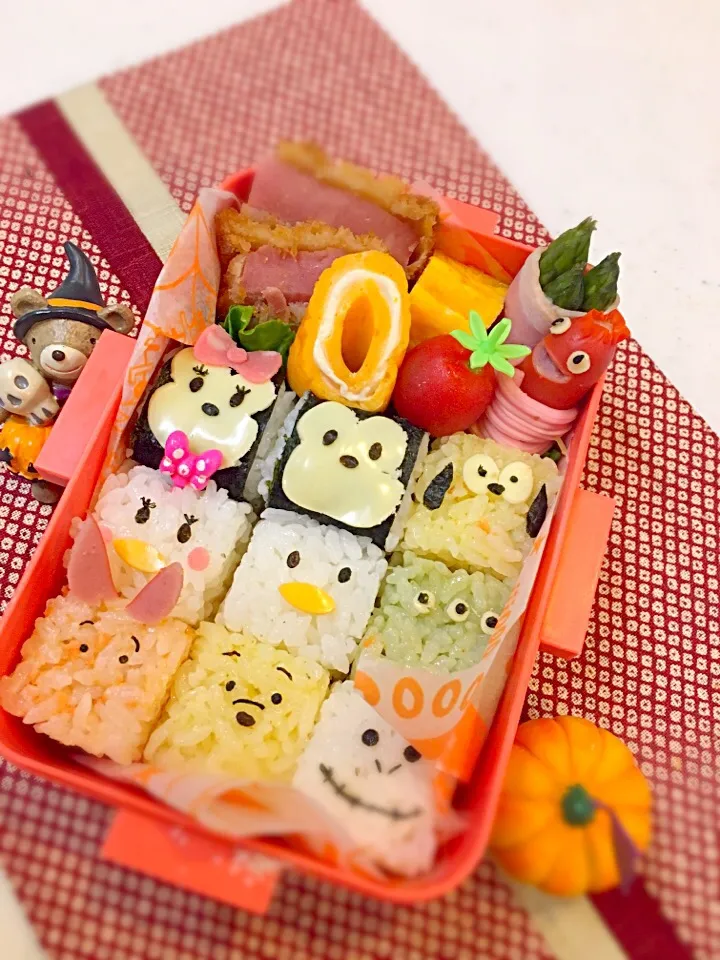 ハロウィンお弁当🎃モザイク風ツムツム|Yuki Kawasumiさん