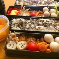 Snapdishの料理写真:10/26 本日の兄弟弁当^_^|chunさん