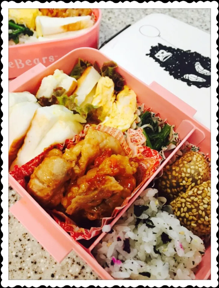 今日の娘っちのの お弁当|えみちさん