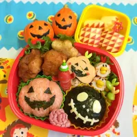 10/26 ハロウィン弁当de次男坊校外学習弁当♪