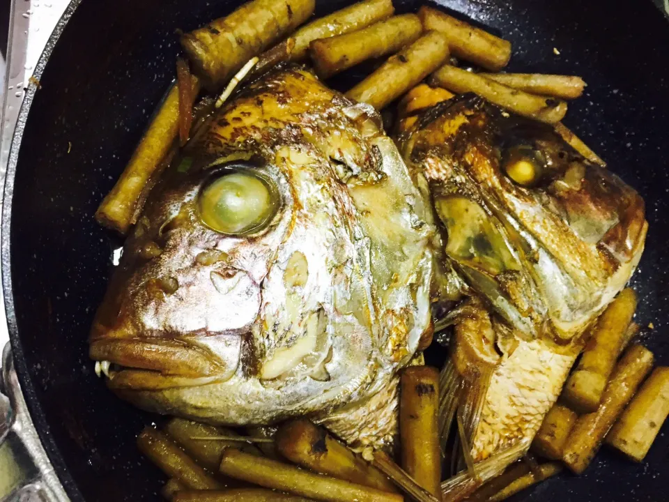 鯛のかぶと煮|つきっズ料理教室さん