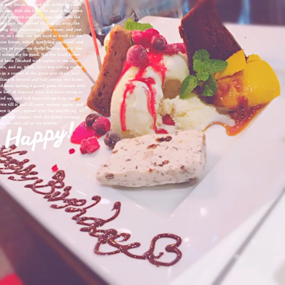 Snapdishの料理写真:happy birthday  DEZERT🎂🎉|さきっきー❤️さん