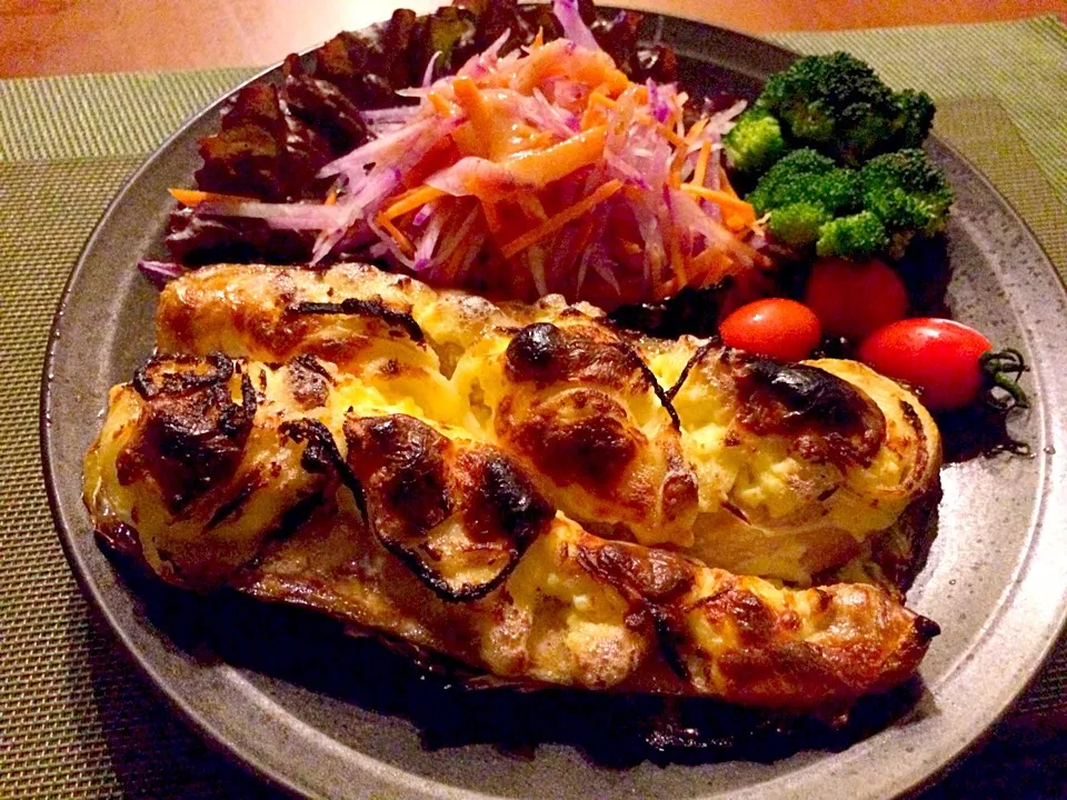 Tartar sauce grilled salmon🐟ｻｰﾓﾝのﾀﾙﾀﾙ焼き|🌈Ami🍻さん