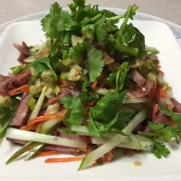 Handmade spice pork cucumber salad|Lisaさん