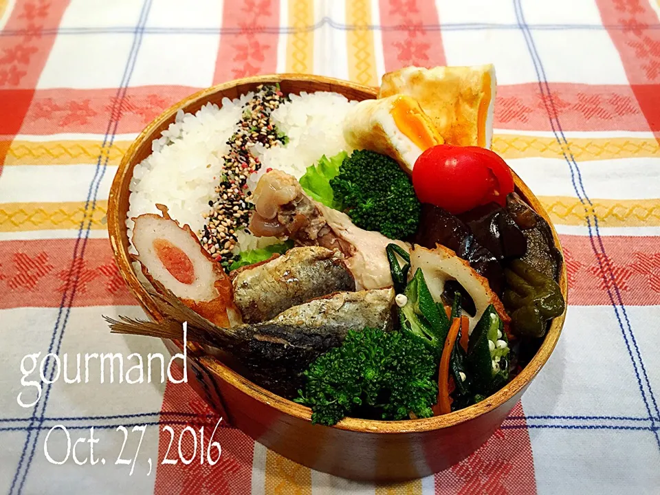 Snapdishの料理写真:2016.10.27 息子お弁当♪|プーティさん