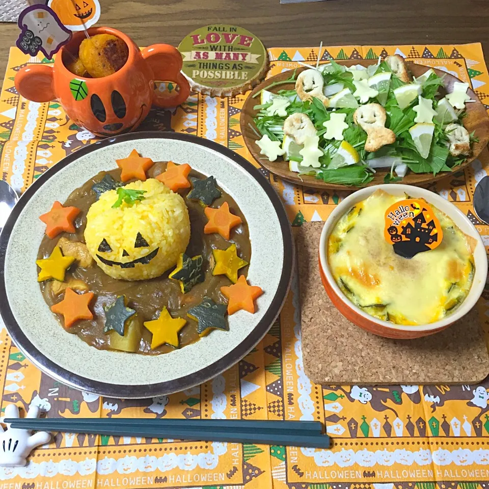 ハロウィンメニュー🍛🎃|杉本綾香さん