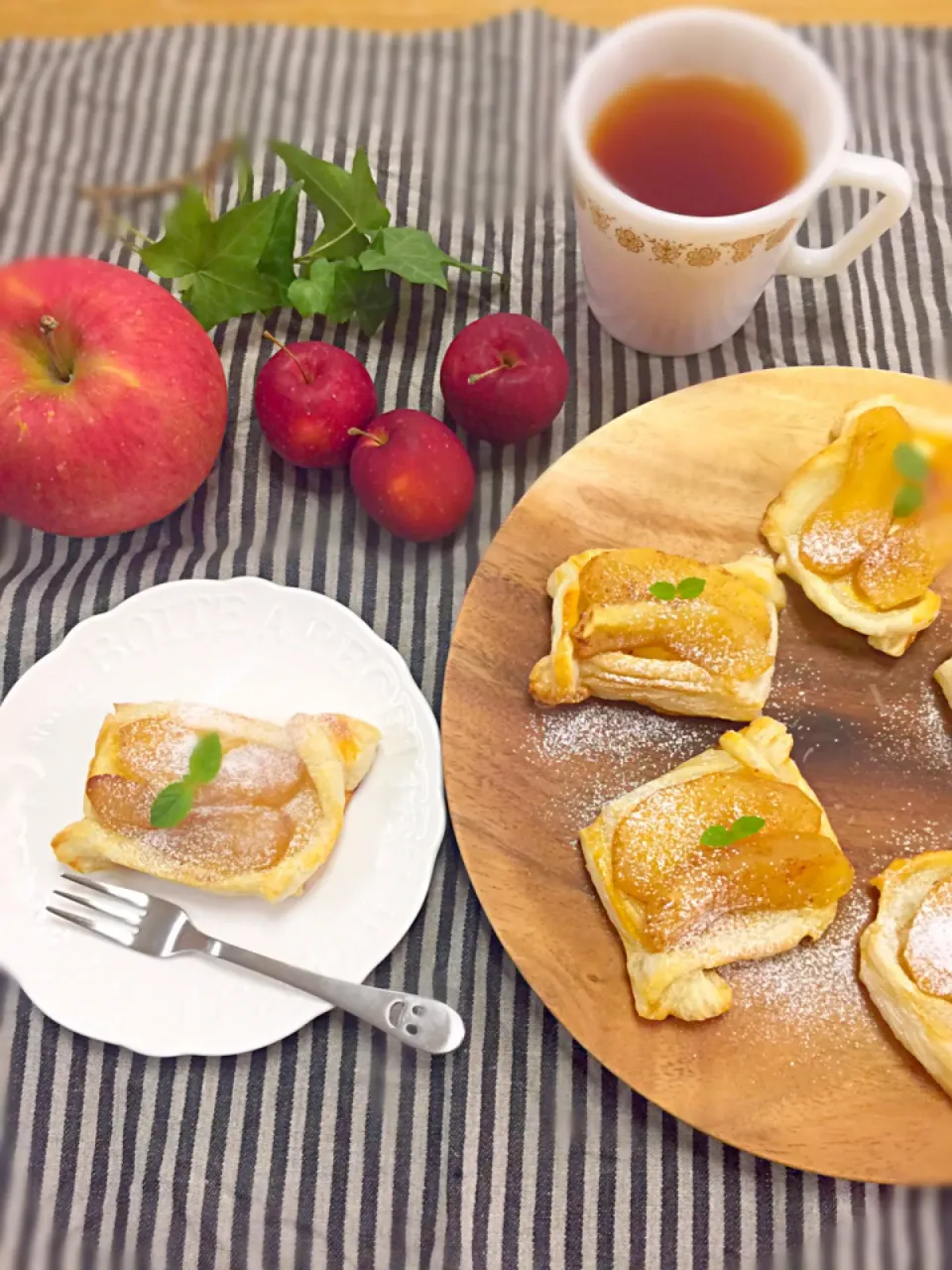 アップルパイ🍎〜〜焼きました(≧∀≦)💕|まめごろうさん