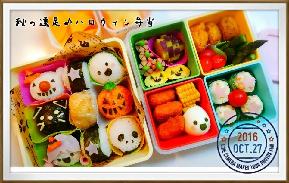 秋の遠足♪ハロウィン弁当|ゆうさん