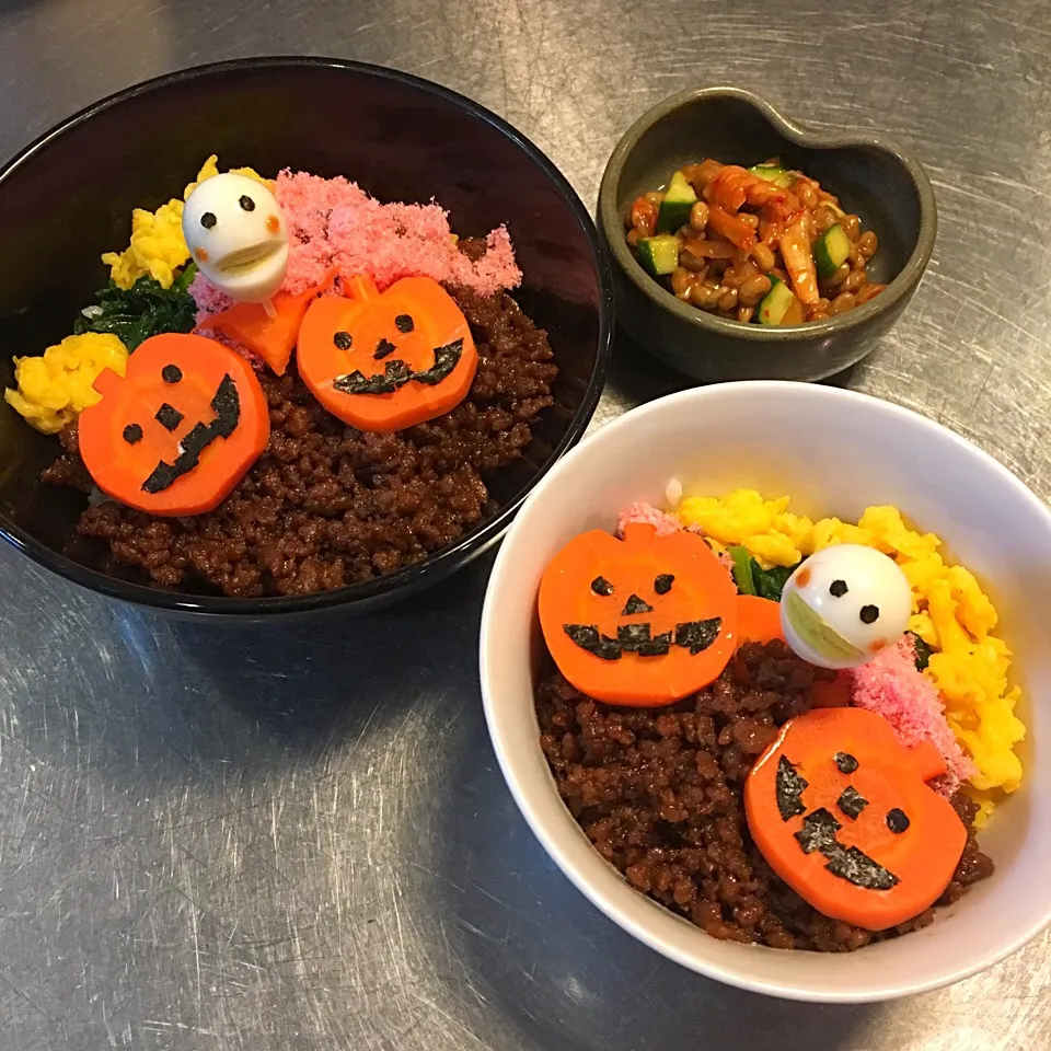 ハロウィンそぼろ丼☆|OKAcha〜☆さん