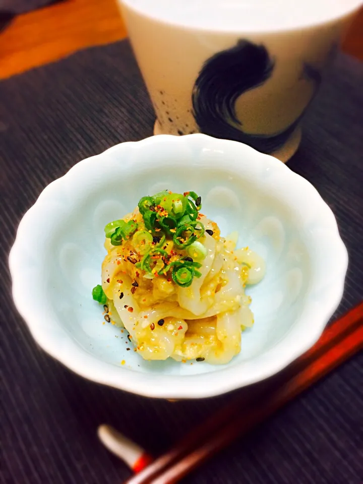 咲きちゃんさんの料理 オツな肴🍶シリーズ😁19✨酒粕でイカのピリ辛生姜和え❤️正にオツ‼️😋|Norikoさん