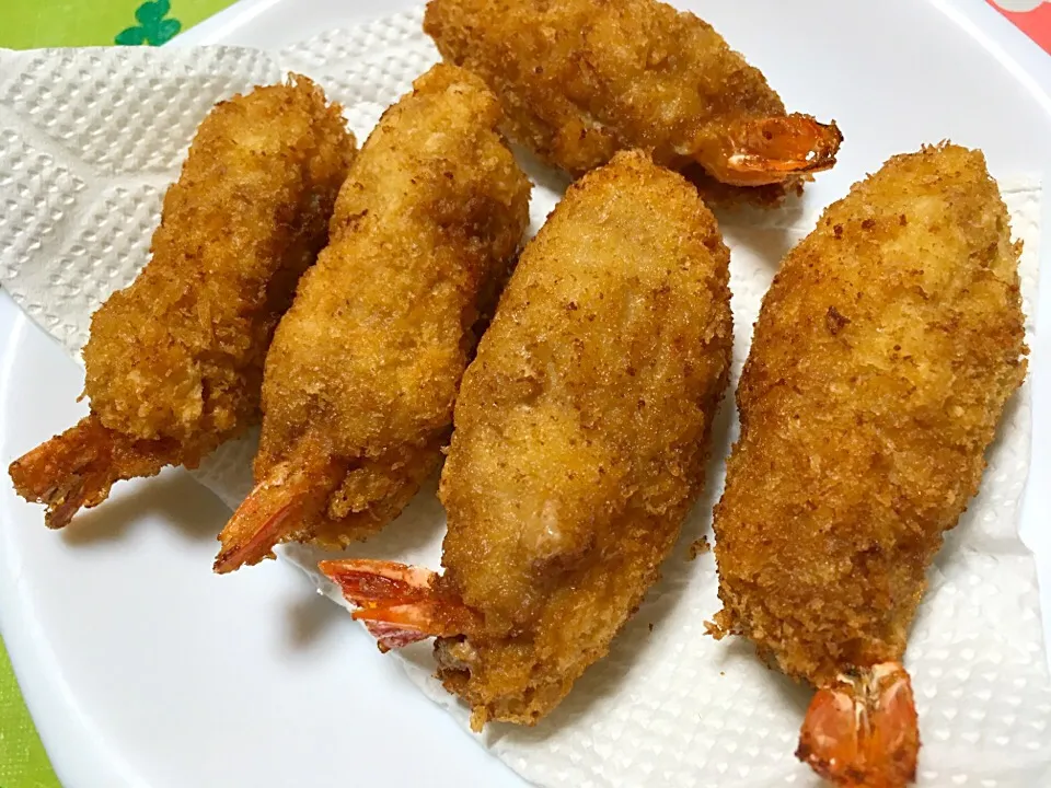 エビのミンチ包み揚げ|はっちぃさん