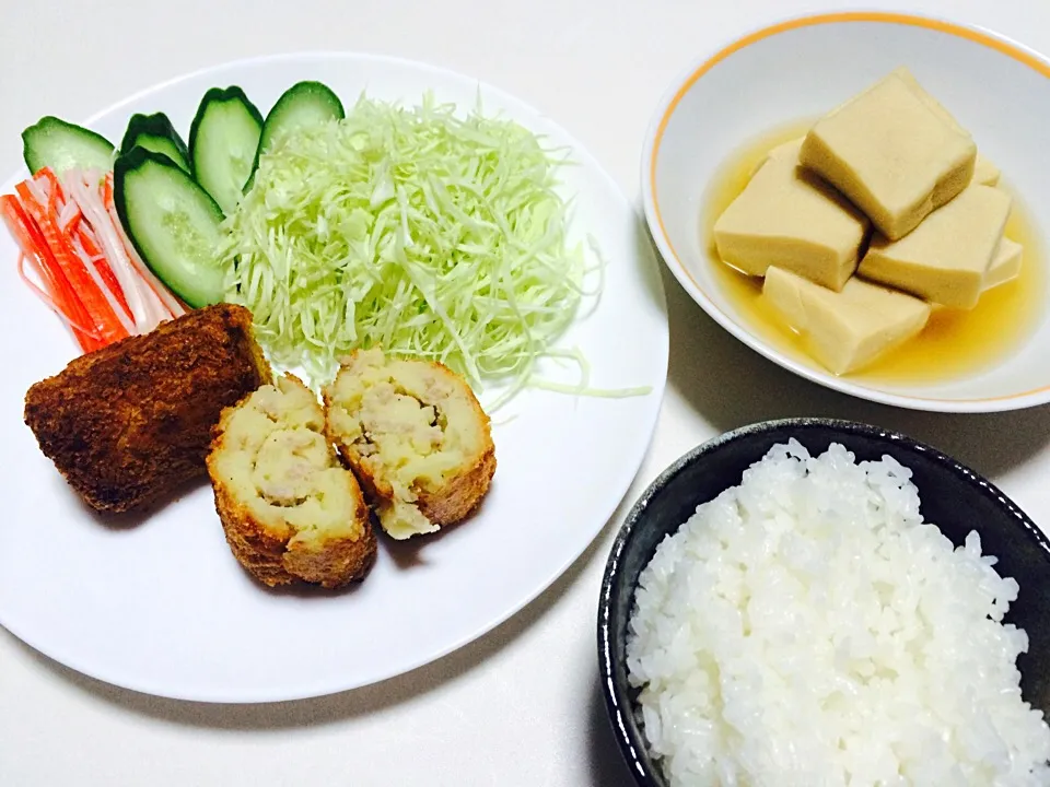 ポテトコロッケ
高野豆腐の煮付け|あいさん