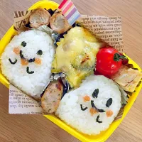 Snapdishの料理写真:次男のいもほり弁当|みかさん