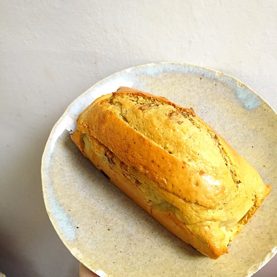 パウンドケーキ♡緑茶にチョコにレーズン。|ひだっこさん