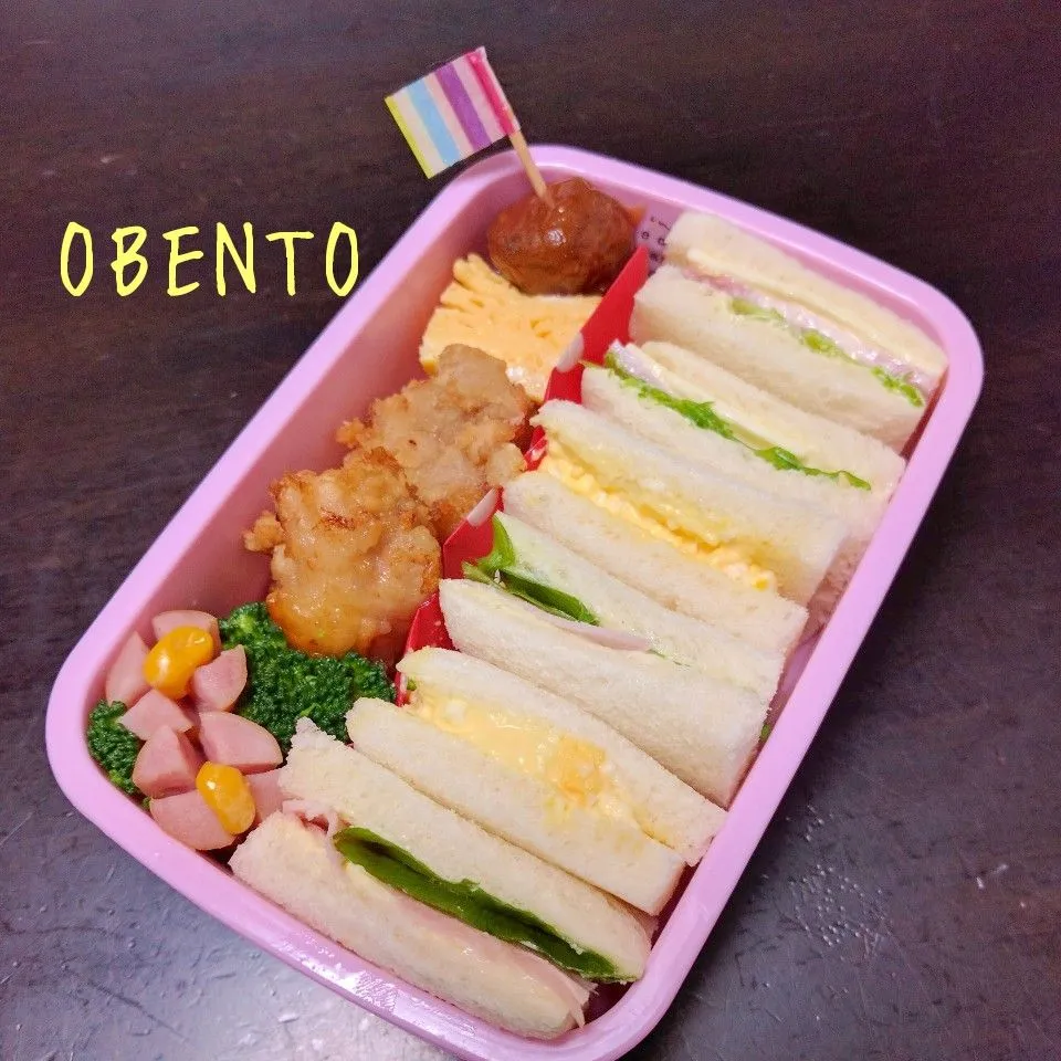 #サンドイッチ弁当|あつちゃんさん