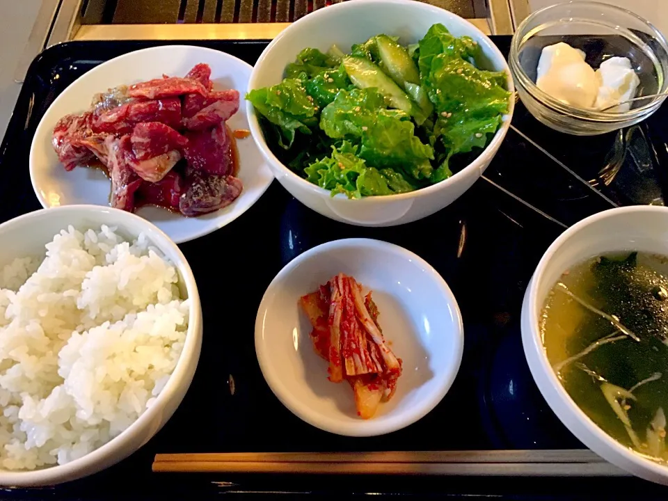 切り落とし焼肉定食|chan mitsuさん