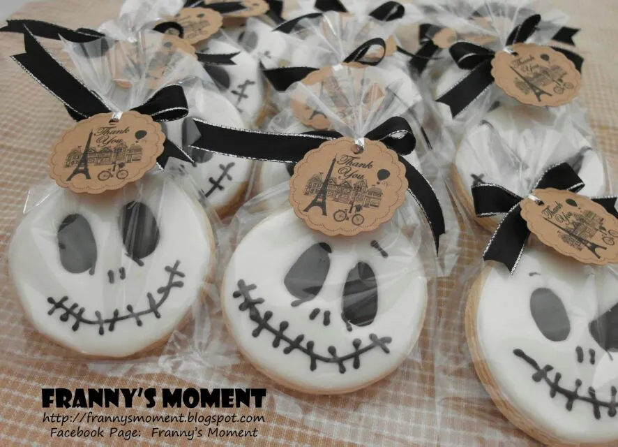 The nightmare before Christmas icing cookies|Frannyさん