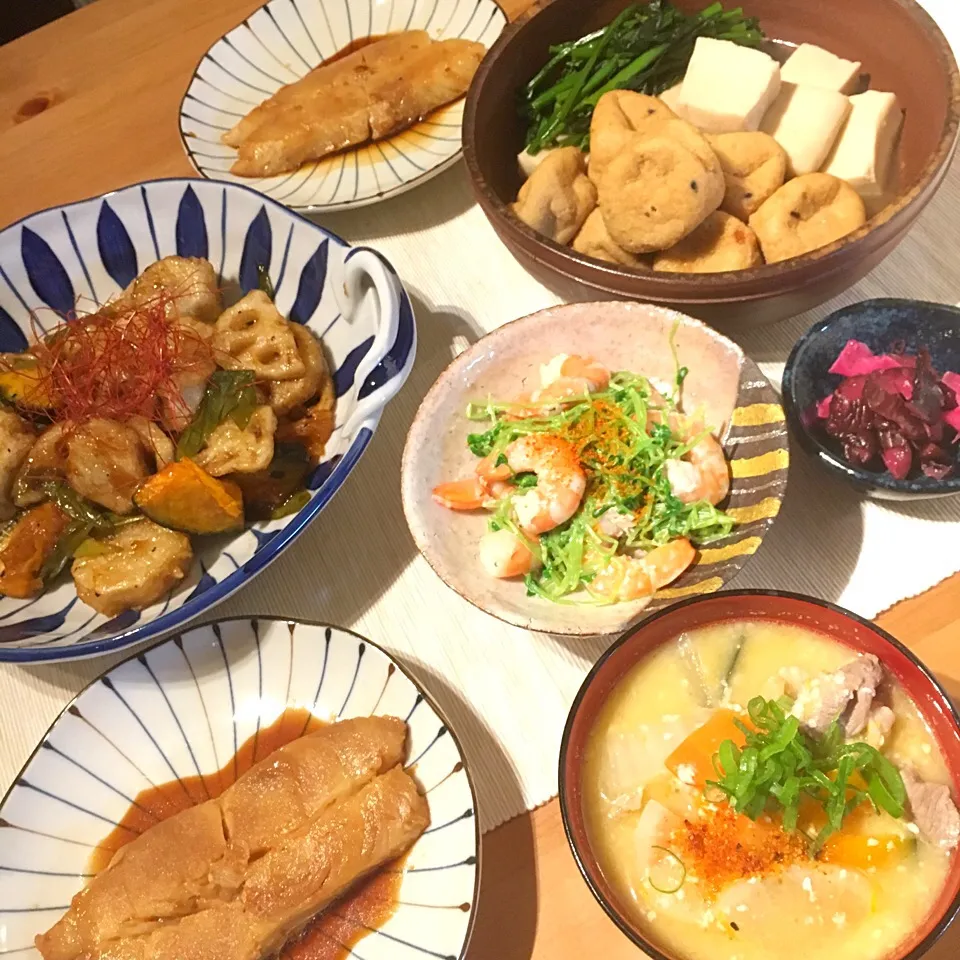 Snapdishの料理写真:晩ごはん🍚|ba.a.ba_キッチンさん