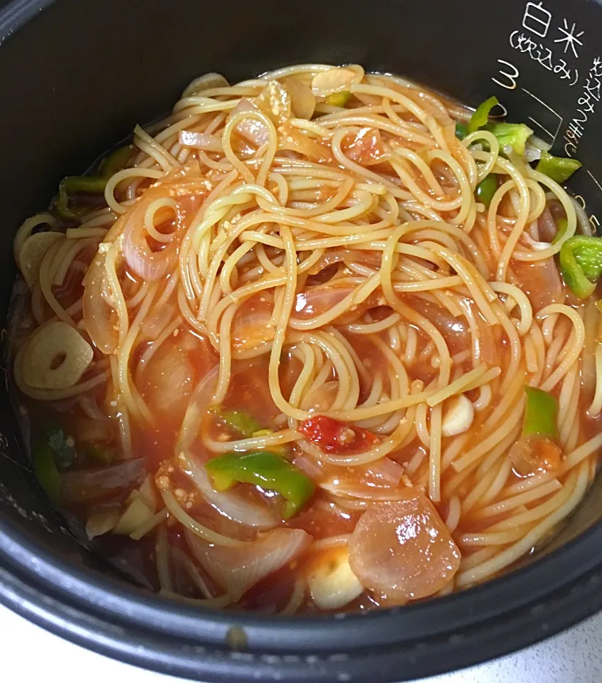 炊飯器でトメイトパスタ🍝|ララーフレンキーさん