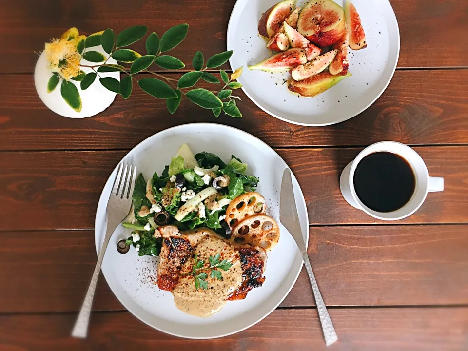 Snapdishの料理写真:ポークソテー 🍽
~粒マスタードクリームソース~|welcomeizumiさん