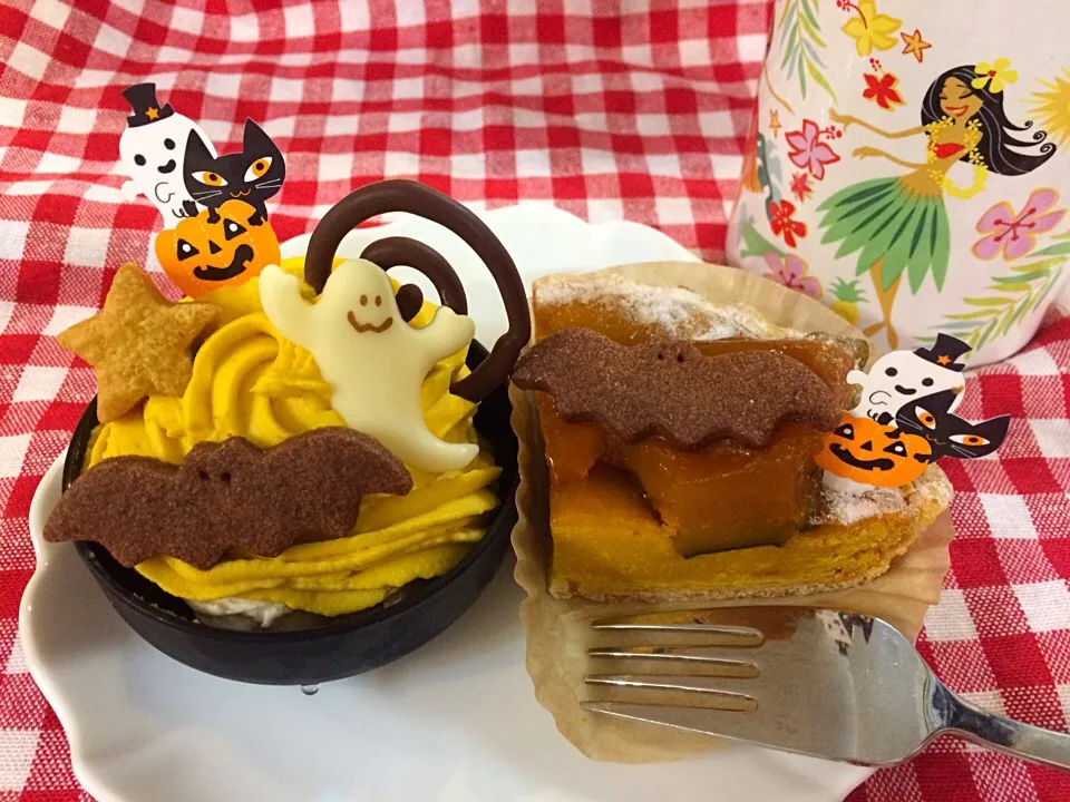 Snapdishの料理写真:ハロウィンのケーキ (≧∀≦) 可愛い〜！|mikaさん