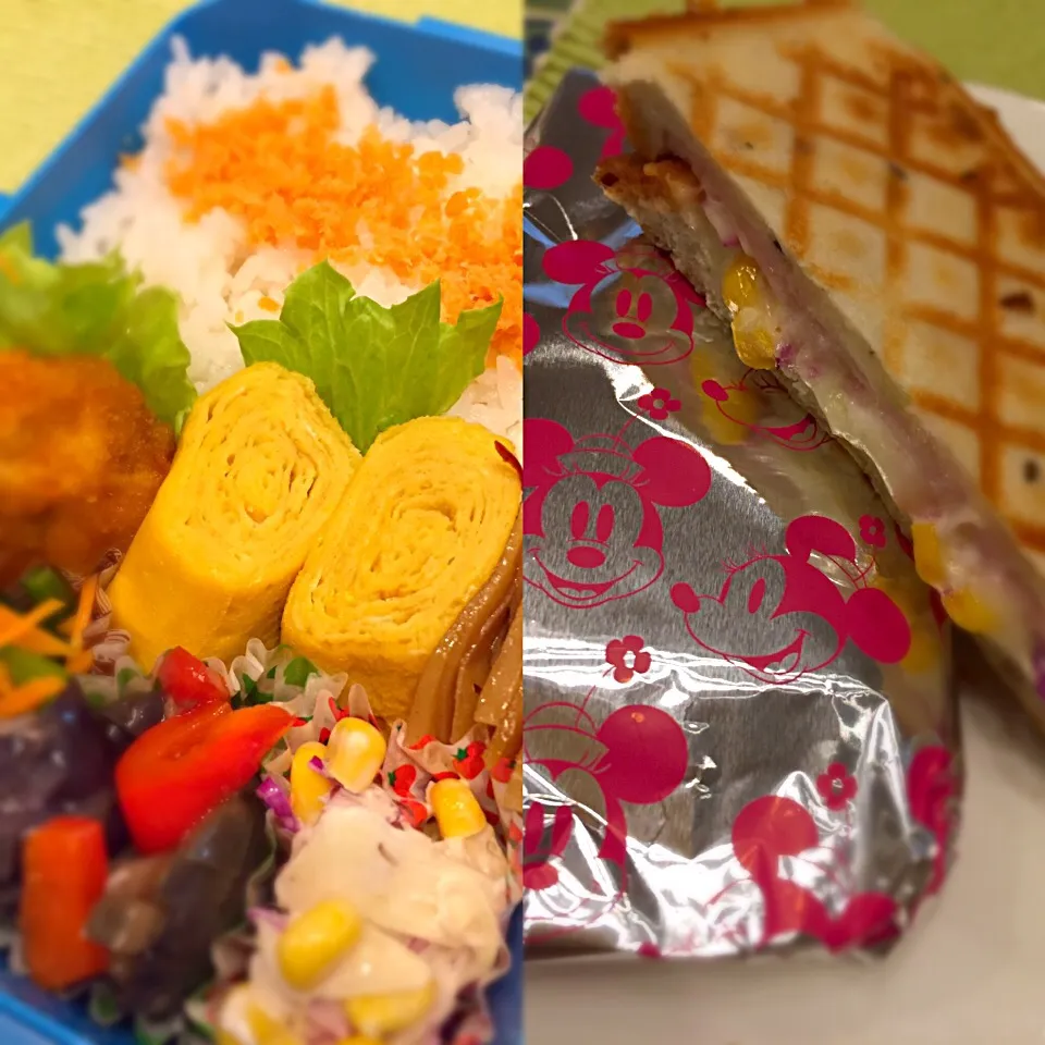 Snapdishの料理写真:中3娘のお弁当♪|jiyuさん