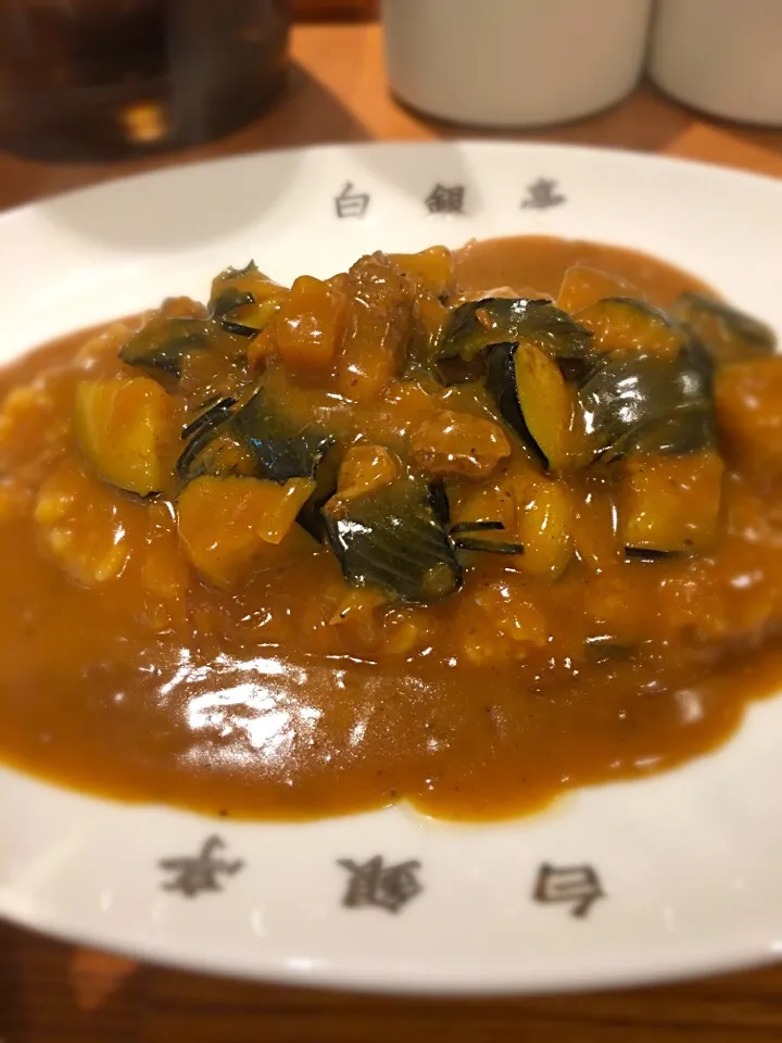 久々の白銀亭は茄子カレー(*^^*)|Yochipyさん