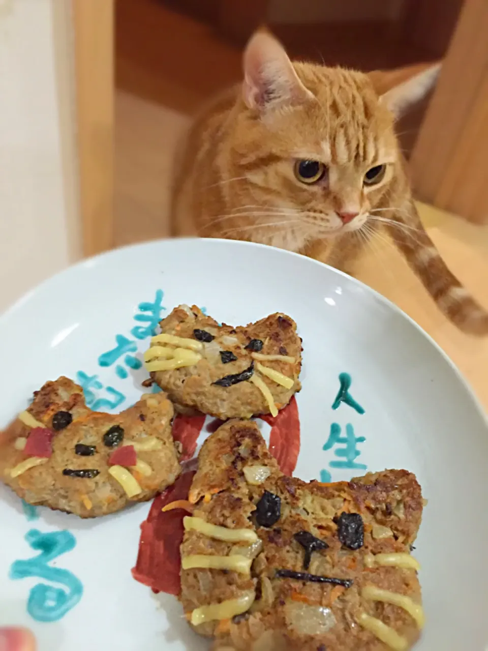 ハンバーグ😼|さくらんぼさん