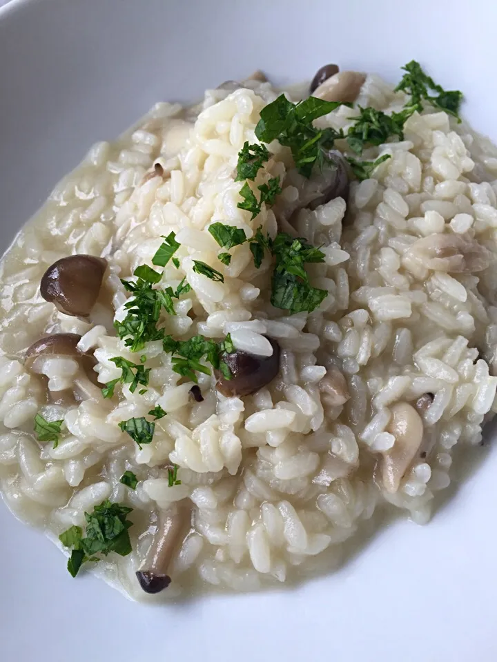 Risotto di riso originario ai funghi🍄🇮🇹|aястасияさん