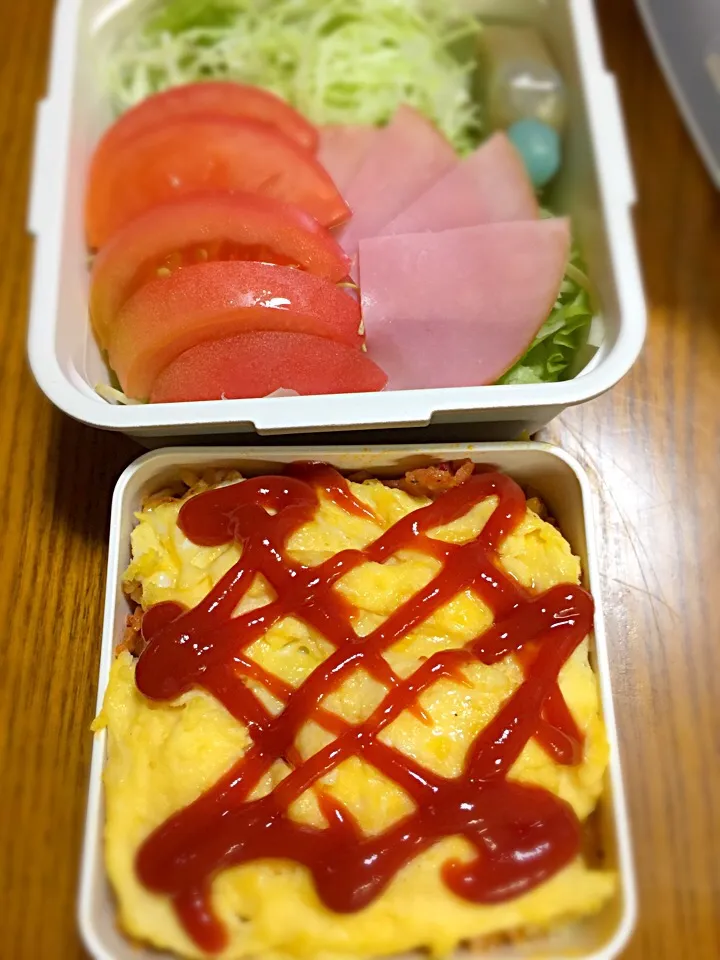 10月30日(日曜日)オムライス弁当🍱(´･･`)|かよっぺさん