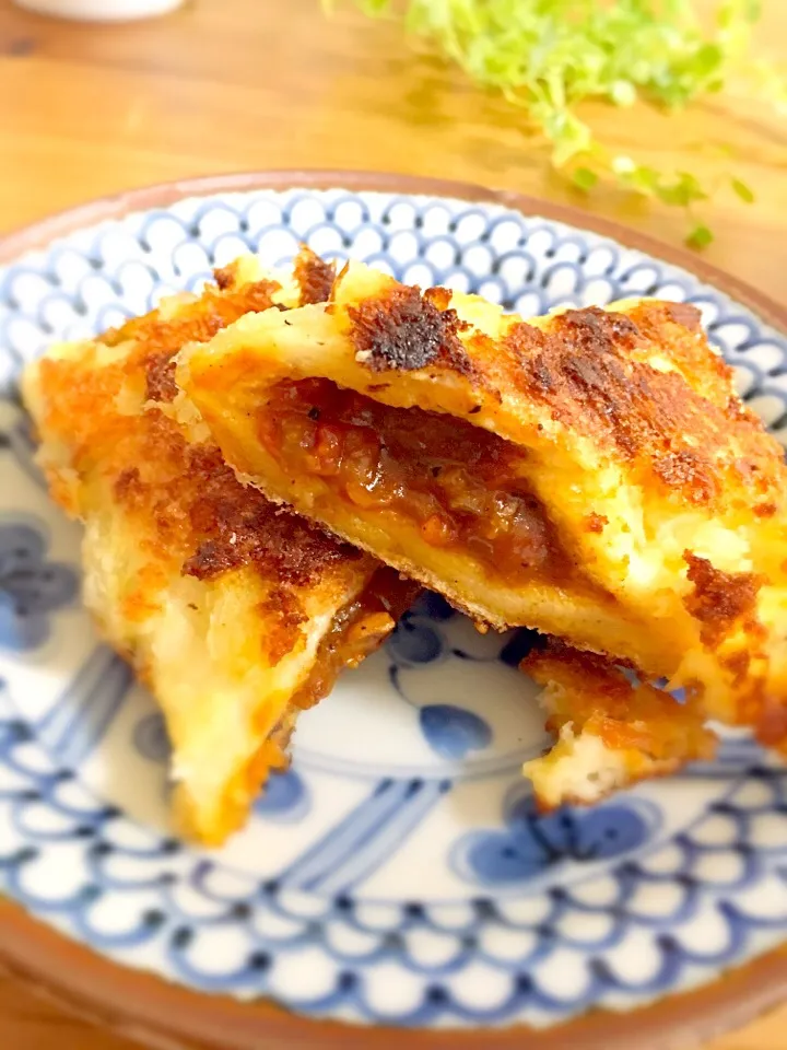 食パンでカレーパン|チョコらんさん