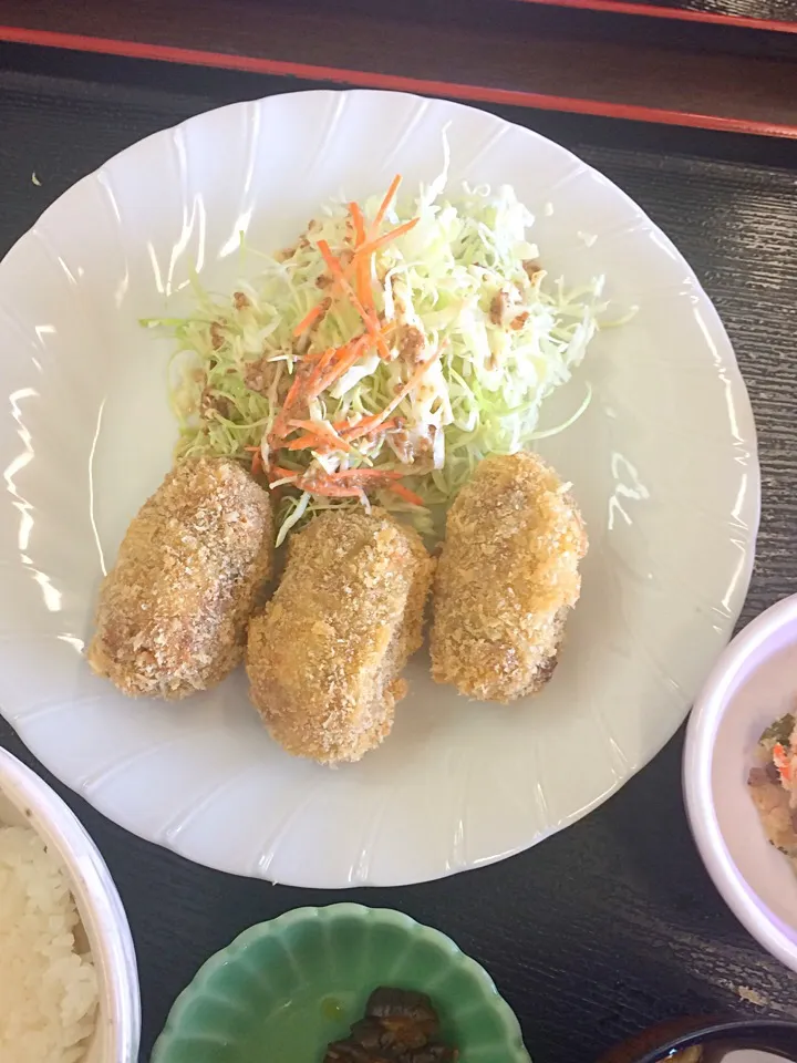 Snapdishの料理写真:田原名物キャベコロ定食|Norikoさん