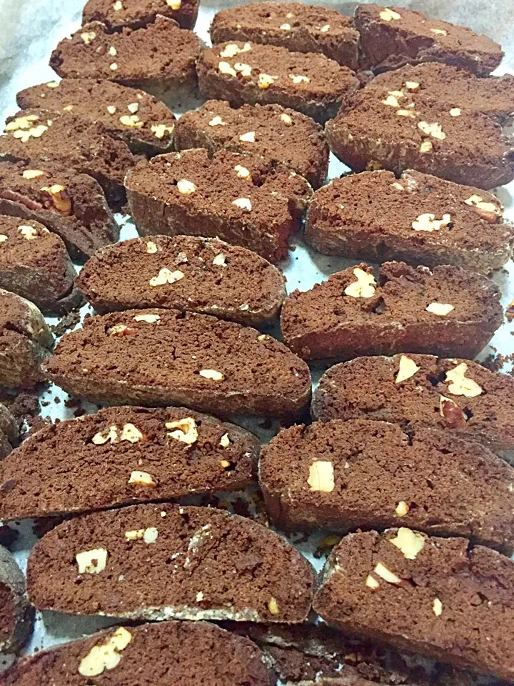 Chocolate pecan biscotti|sgさん