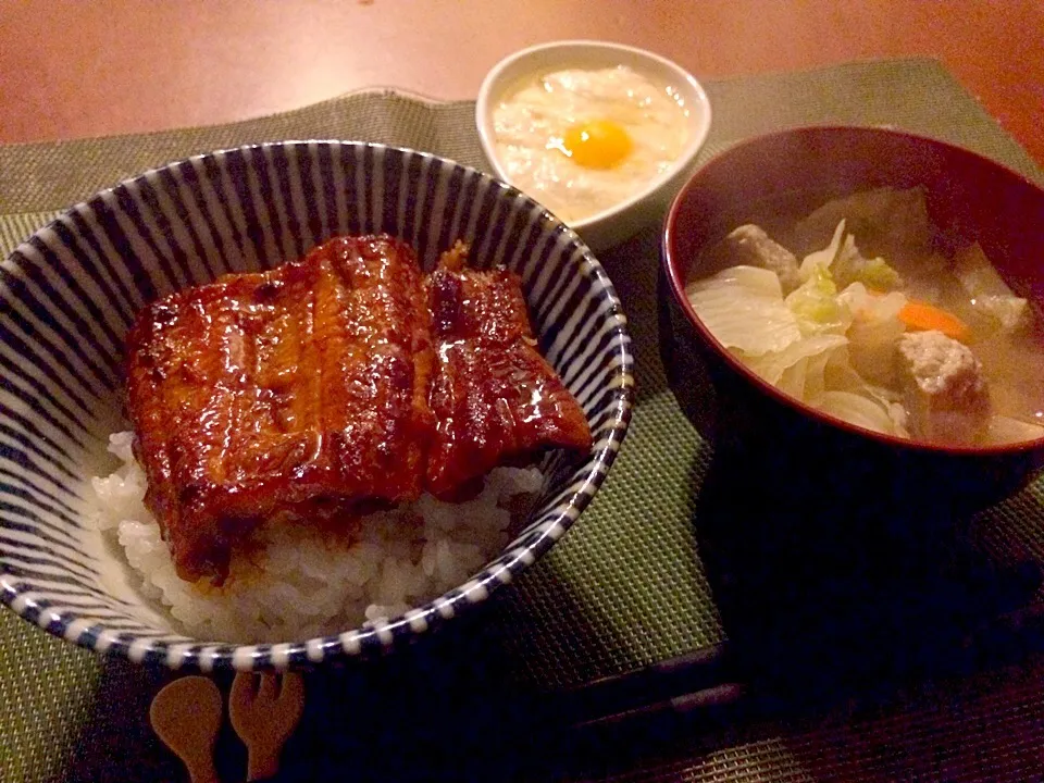 Unadon(Bowl of eel&rice)❗️鰻丼 大和芋添え〜|🌈Ami🍻さん